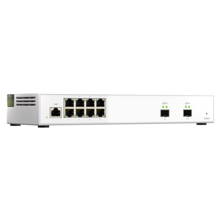 QNAP QSW-M2108-2S łącza sieciowe Zarządzany L2 2.5G Ethernet (100/1000/2500) Szary