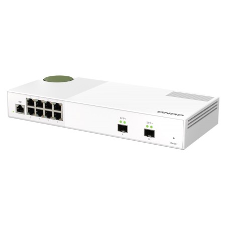 QNAP QSW-M2108-2S łącza sieciowe Zarządzany L2 2.5G Ethernet (100/1000/2500) Szary