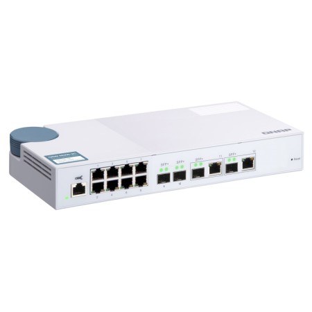 QNAP QSW-M408-2C łącza sieciowe Zarządzany L2 10G Ethernet (100/1000/10000) Biały