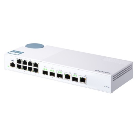 QNAP QSW-M408-2C łącza sieciowe Zarządzany L2 10G Ethernet (100/1000/10000) Biały