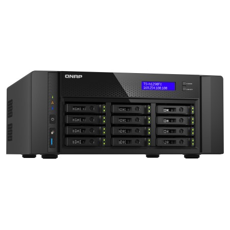 QNAP TS-h1290FX NAS Tower EPYC 7232P 64 GB DDR4 QuTS hero Czarny