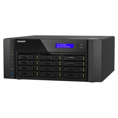 QNAP TS-h1290FX NAS Tower EPYC 7232P 64 GB DDR4 QuTS hero Czarny