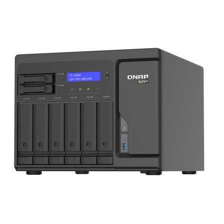 QNAP TS-h886 NAS Tower Intel® Xeon® D D-1602 8 GB DDR4 QuTS hero Czarny