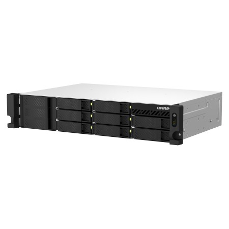 QNAP TS-873AeU-RP NAS Rack (2U) AMD V1500B 4 GB DDR4 QuTS hero Czarny