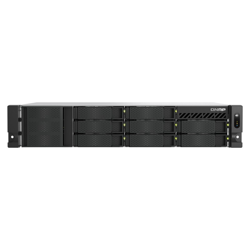 QNAP TS-855EU-8G serwer danych SAN Rack (2U) Intel Atom® C5125 8 GB DDR4 QuTS hero Czarny