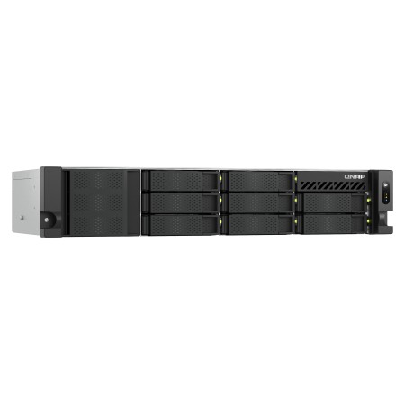 QNAP TS-855EU-8G serwer danych SAN Rack (2U) Intel Atom® C5125 8 GB DDR4 QuTS hero Czarny