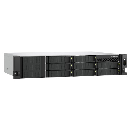 QNAP TS-855EU-8G serwer danych SAN Rack (2U) Intel Atom® C5125 8 GB DDR4 QuTS hero Czarny