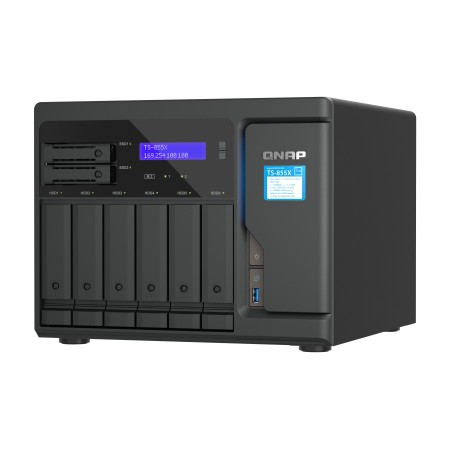 QNAP TS-855X SAN Tower Intel Atom® C5125 8 GB DDR4 QNAP QTS Czarny
