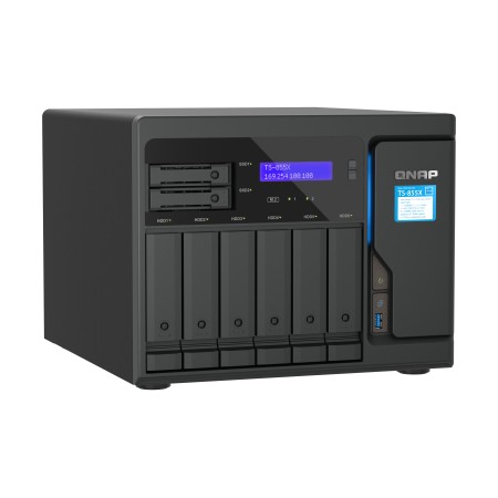 QNAP TS-855X SAN Tower Intel Atom® C5125 8 GB DDR4 QNAP QTS Czarny