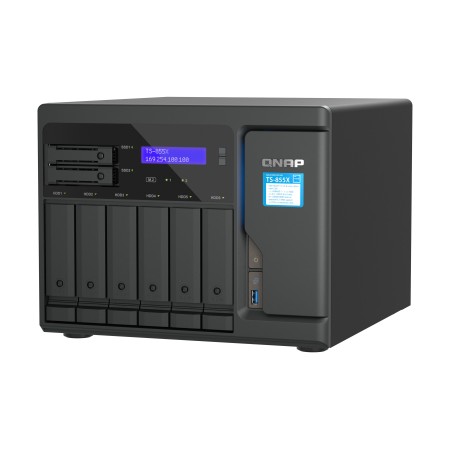 QNAP TS-855X SAN Tower Intel Atom® C5125 8 GB DDR4 QNAP QTS Czarny