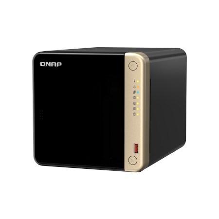 QNAP TS-464 NAS Tower Intel® Celeron® N5095 8 GB DDR4 QNAP QTS Czarny