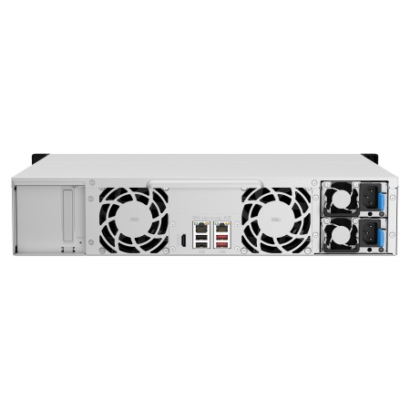 QNAP TS-1264U-RP NAS Rack (2U) 8 GB DDR4 QNAP QTS Aluminium, Czarny