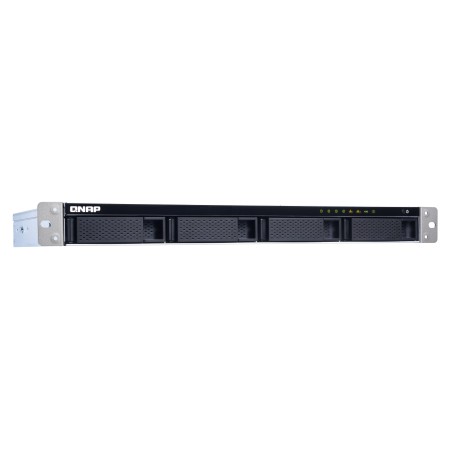 QNAP TS-431XeU NAS Rack (1U) Annapurna Labs Alpine AL-314 8 GB DDR3 QNAP QTS Czarny, Stal nierdzewna
