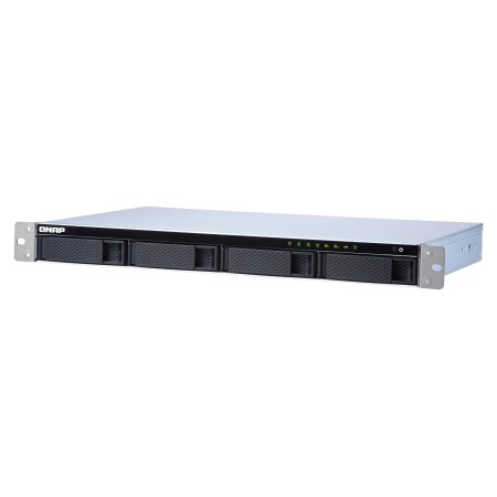 QNAP TS-431XeU NAS Rack (1U) Annapurna Labs Alpine AL-314 8 GB DDR3 QNAP QTS Czarny, Stal nierdzewna