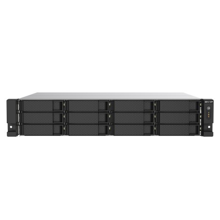 QNAP TS-1273AU-RP-8G serwer danych NAS Rack (2U) Ryzen Embedded V1500B 8 GB DDR4 QNAP QTS Aluminium, Czarny