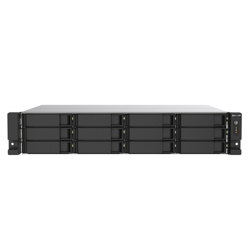 QNAP TS-1273AU-RP-8G serwer danych NAS Rack (2U) Ryzen Embedded V1500B 8 GB DDR4 QNAP QTS Aluminium, Czarny QNAP TS-1273AU-RP-8G serwer danych NAS Rack (2U) Ryzen Embedded V1500B 8 GB DDR4 QNAP QTS Aluminium, Czarny