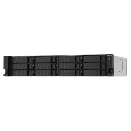 QNAP TS-1273AU-RP-8G serwer danych NAS Rack (2U) Ryzen Embedded V1500B 8 GB DDR4 QNAP QTS Aluminium, Czarny