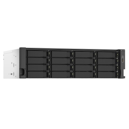 QNAP TS-1673AU-RP-16G serwer danych NAS Rack (3U) Ryzen Embedded V1500B 16 GB DDR4 QNAP QTS Czarny, Szary