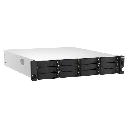 QNAP TS-h1887XU-RP NAS Rack (2U) Intel Xeon E E-2334 16 GB DDR4 QuTS hero Czarny, Biały