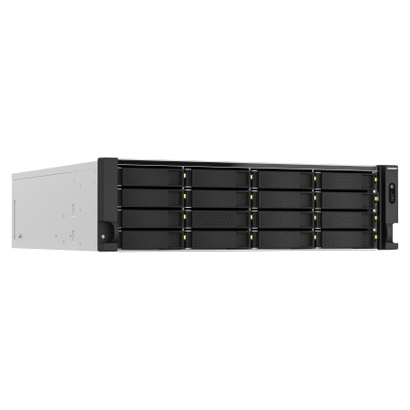 QNAP TS-h2287XU-RP NAS Rack (3U) Intel Xeon E E-2336 32 GB DDR4 QuTS hero Czarny, Biały