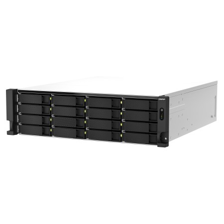 QNAP TS-h2287XU-RP NAS Rack (3U) Intel Xeon E E-2336 32 GB DDR4 QuTS hero Czarny, Biały