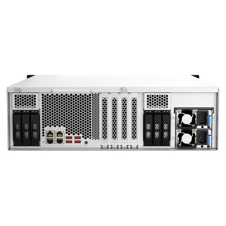 QNAP TS-h2287XU-RP NAS Rack (3U) Intel Xeon E E-2336 32 GB DDR4 QuTS hero Czarny, Biały