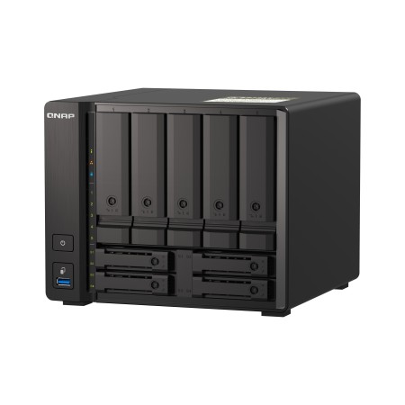 QNAP TS-H973AX NAS Tower AMD Ryzen V1500B 8 GB DDR4 QuTS hero Czarny