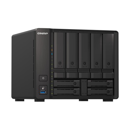 QNAP TS-H973AX NAS Tower AMD Ryzen V1500B 8 GB DDR4 QuTS hero Czarny