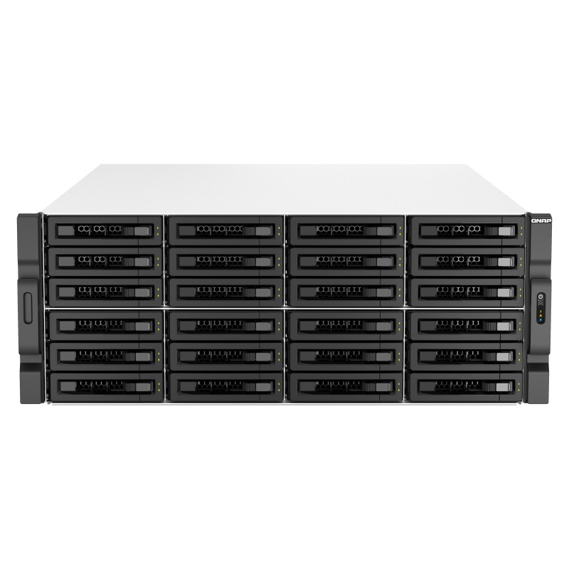 QNAP TS-H3087XU-RP NAS Rack (4U) Intel Xeon E E-2378 64 GB DDR4 QuTS hero Czarny, Biały