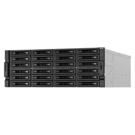 QNAP TS-H3087XU-RP NAS Rack (4U) Intel Xeon E E-2378 64 GB DDR4 QuTS hero Czarny, Biały