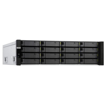 QNAP ES1686dc NAS Rack (3U) Intel® Xeon® D D-2123IT 32 GB DDR4 QNAP QES Czarny, Szary