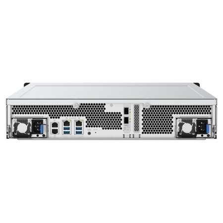 QNAP TDS-h2489FU NAS Rack (2U) Intel® Xeon Silver 4314 128 GB DDR4 QuTS hero Czarny, Srebrny