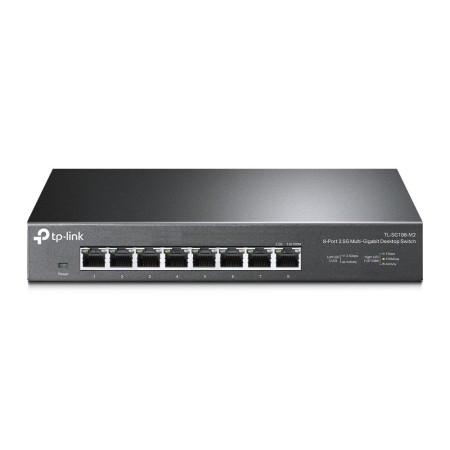 TP-Link TL-SG108-M2 łącza sieciowe Nie zarządzany 2.5G Ethernet (100/1000/2500) Czarny