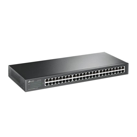 TP-Link TL-SF1048 łącza sieciowe Nie zarządzany Fast Ethernet (10/100) 1U Czarny