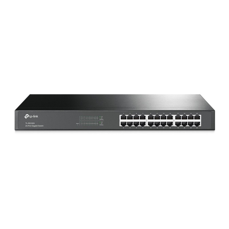 TP-Link TL-SG1024 łącza sieciowe Nie zarządzany L2 Gigabit Ethernet (10/100/1000) Czarny