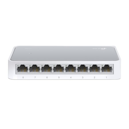 TP-Link TL-SF1008D łącza sieciowe Nie zarządzany Fast Ethernet (10/100) Biały