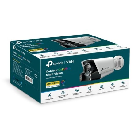 TP-Link VIGI C340S Bullet (shape) Kamera bezpieczeństwa IP Zewnętrzna 2688 x 1520 px Ściana