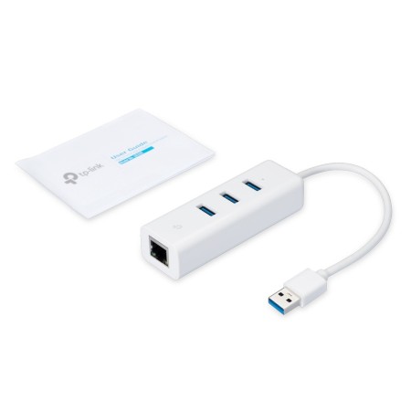 TP-Link UE330 stacja dokująca Przewodowa USB 3.2 Gen 1 (3.1 Gen 1) Type-A Biały