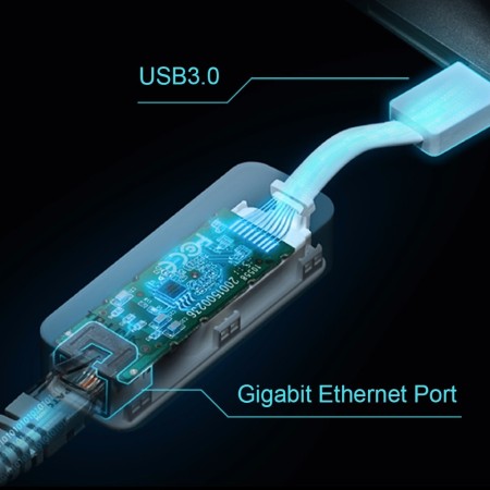 TP-Link UE300 karta sieciowa Ethernet 1000 Mbit/s