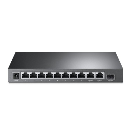 TP-Link TL-SL1311MP łącza sieciowe Nie zarządzany Fast Ethernet (10/100) Obsługa PoE Czarny