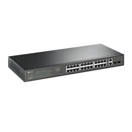 TP-Link TL-SG1428PE łącza sieciowe Zarządzany L2 Gigabit Ethernet (10/100/1000) Obsługa PoE 1U Czarny