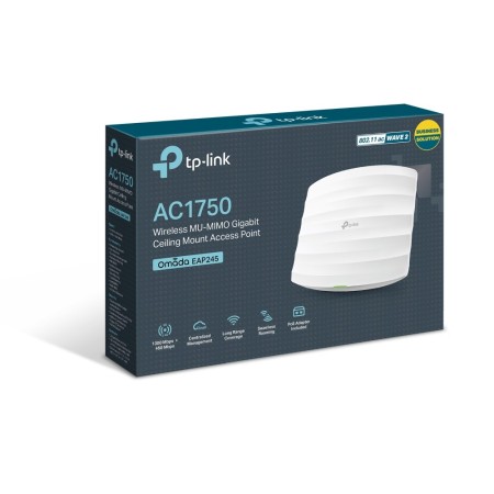 TP-Link EAP245 punkt dostępowy WLAN 1300 Mbit/s Biały Obsługa PoE