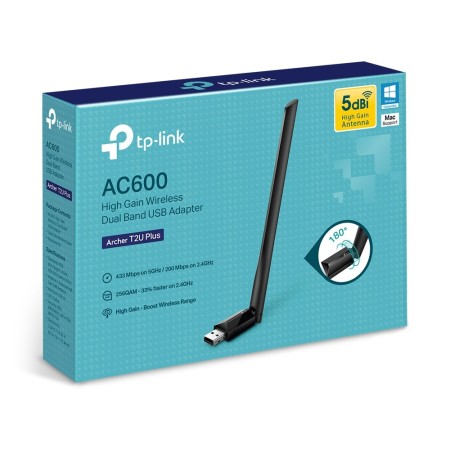 TP-Link Archer T2U Plus Wewnętrzny WLAN 600 Mbit/s