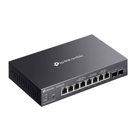 TP-Link Omada SG2210XMP-M2 łącza sieciowe Zarządzany L2/L2+ 2.5G Ethernet (100/1000/2500) Obsługa PoE Montaż na biurku/ścianie