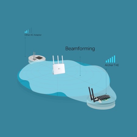 TP-Link Archer T4E Wewnętrzny WLAN 867 Mbit/s