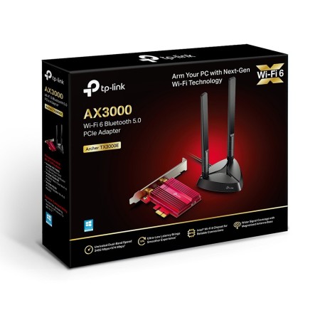 TP-Link Archer TX3000E Wewnętrzny WLAN / Bluetooth 2402 Mbit/s