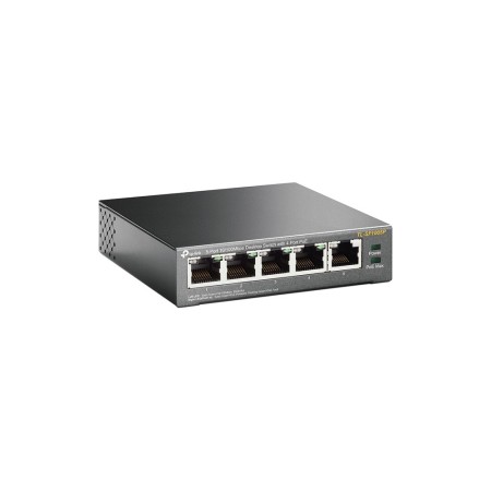 TP-Link TL-SF1005P łącza sieciowe Nie zarządzany Fast Ethernet (10/100) Obsługa PoE Czarny