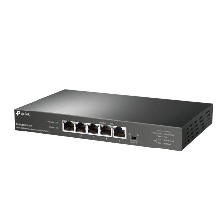 TP-Link TL-SG105PP-M2 łącza sieciowe Nie zarządzany Gigabit Ethernet (10/100/1000) Obsługa PoE Czarny