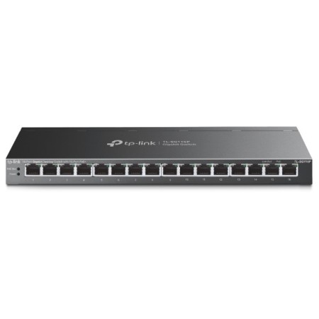 TP-Link TL-SG116P łącza sieciowe Nie zarządzany Gigabit Ethernet (10/100/1000) Obsługa PoE Czarny