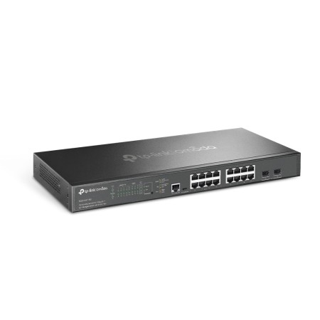 TP-Link Omada SG3218XP-M2 łącza sieciowe Zarządzany L2+ 2.5G Ethernet (100/1000/2500) Obsługa PoE 1U Czarny